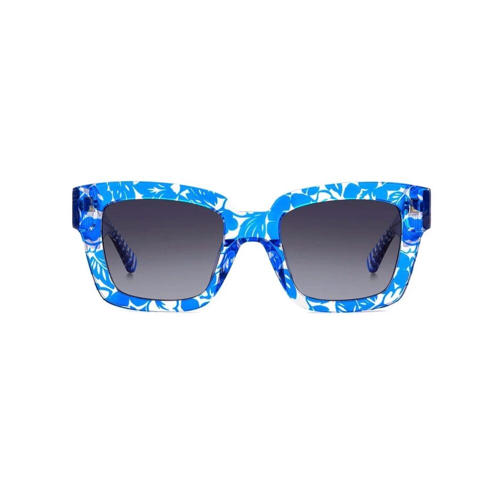 NEW!!! Kate Spade BRYNNE/G/S-GF5/9O Transparent Blue Square Sunglasses - Women